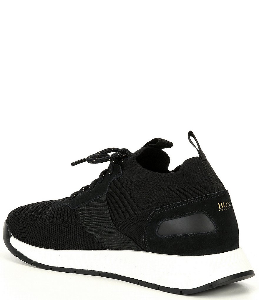 Hugo Boss Men's Titanium Running Knit Sneakers