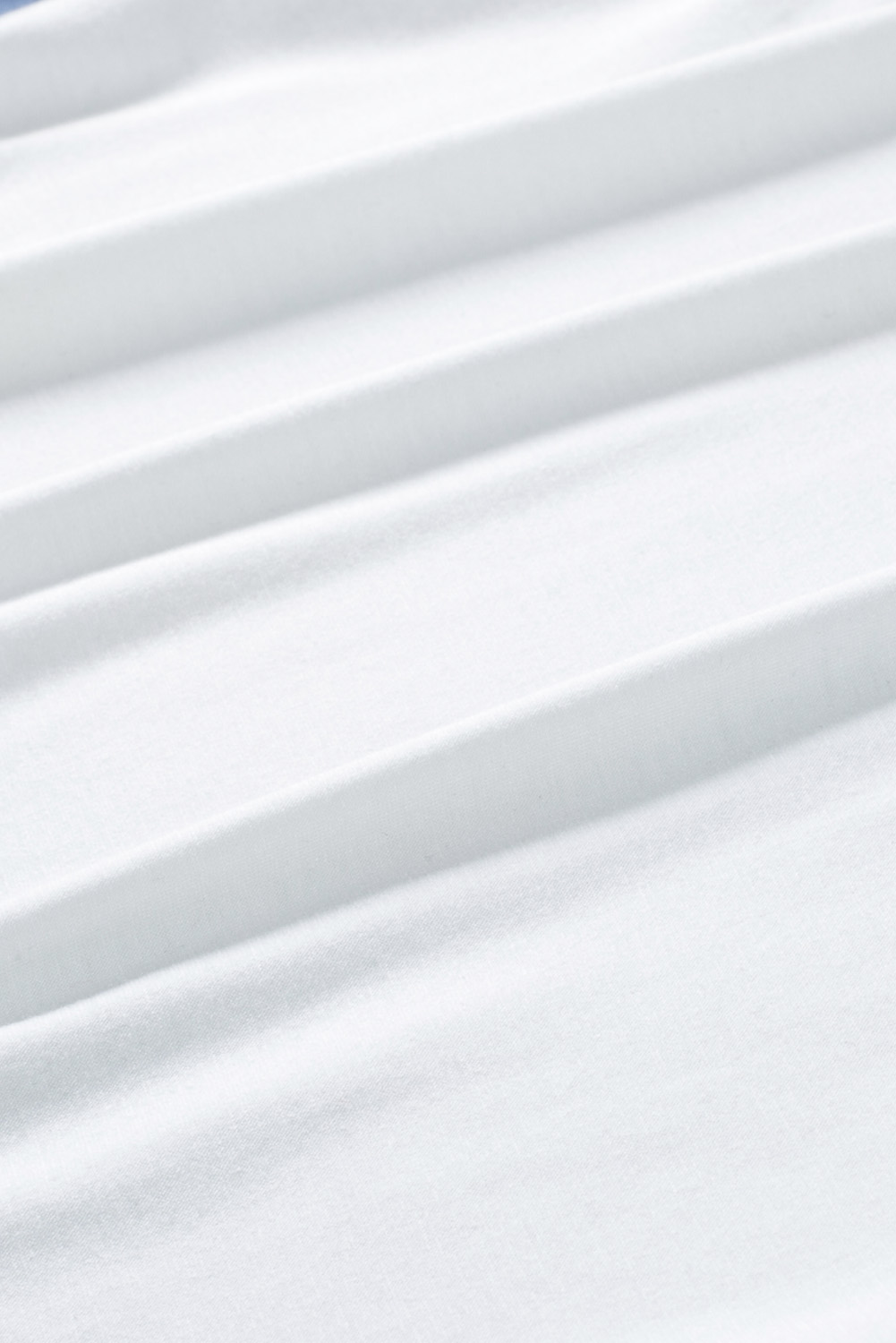 Blank T Shirt - Dark Blue and White Mesh Contrast Casual T Shirt Customized