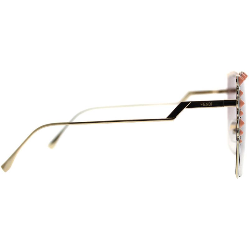 Fendi Can Eye FF 0259 35J Womens Square Sunglasses Pink 60mm