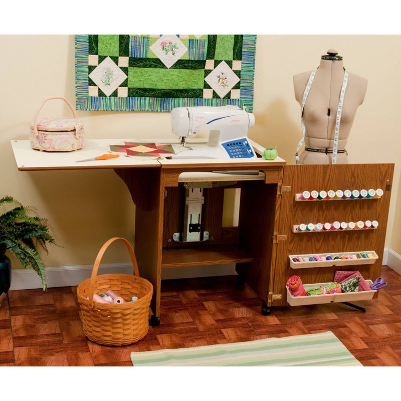 Arrow Cabinets Sewnatra Sewing Cabinet Oak