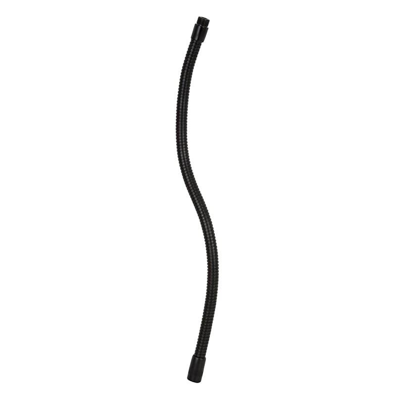 Flexible Black Gooseneck for Microphones 19 Length GFWMICGN19