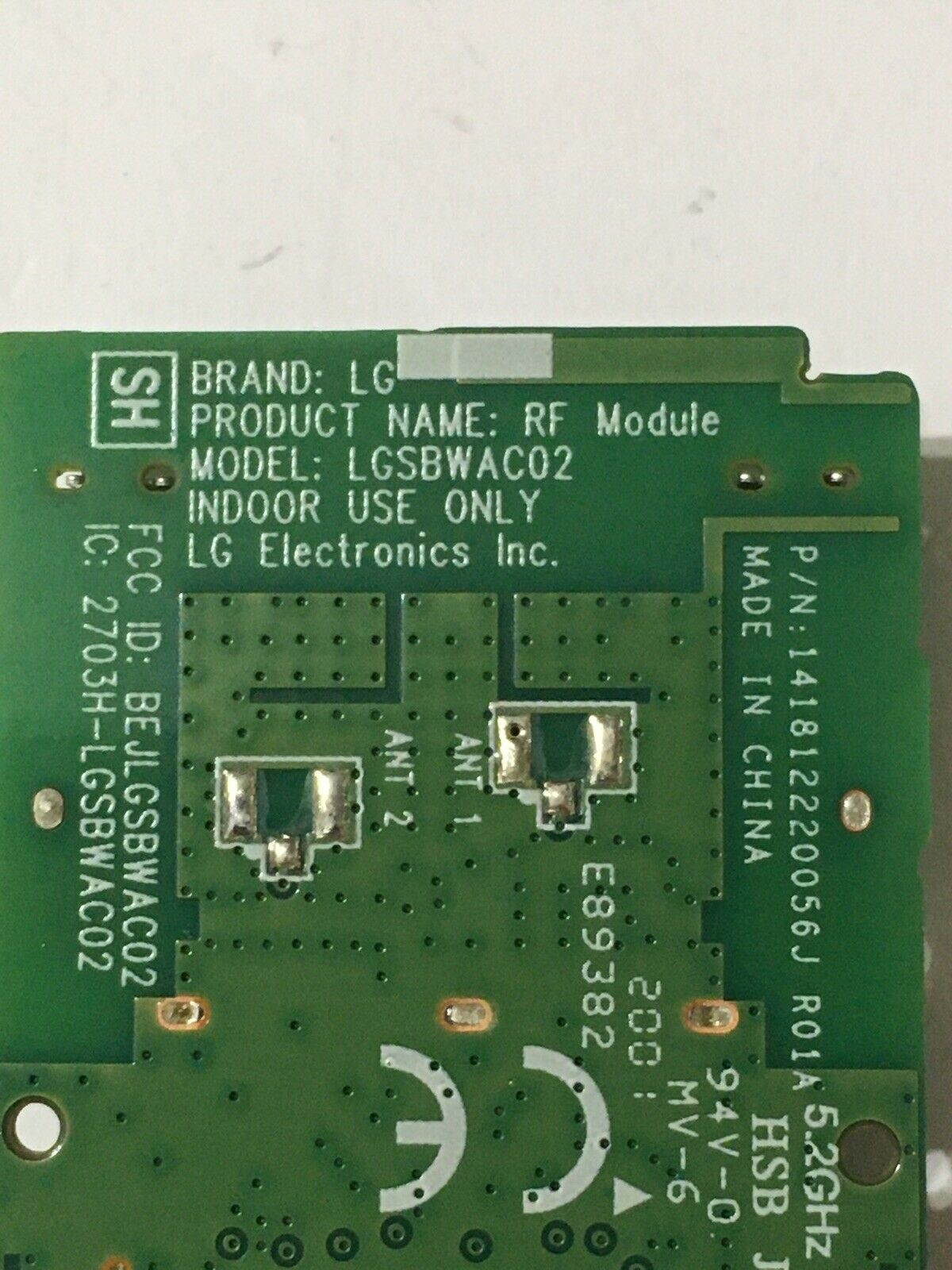 LG 65UN7300PUF WIFI MODULE LGSBWAC02