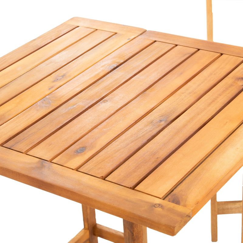 3pc Ludwig Folding Bistro Set - Royal Garden