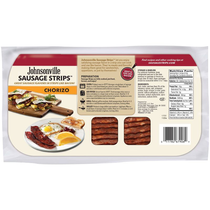 Johnsonville Chorizo Sausage Strips - 12oz