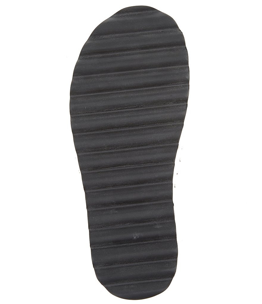 Schutz Brienne Studded Leather Knot Detail Platform Sandals