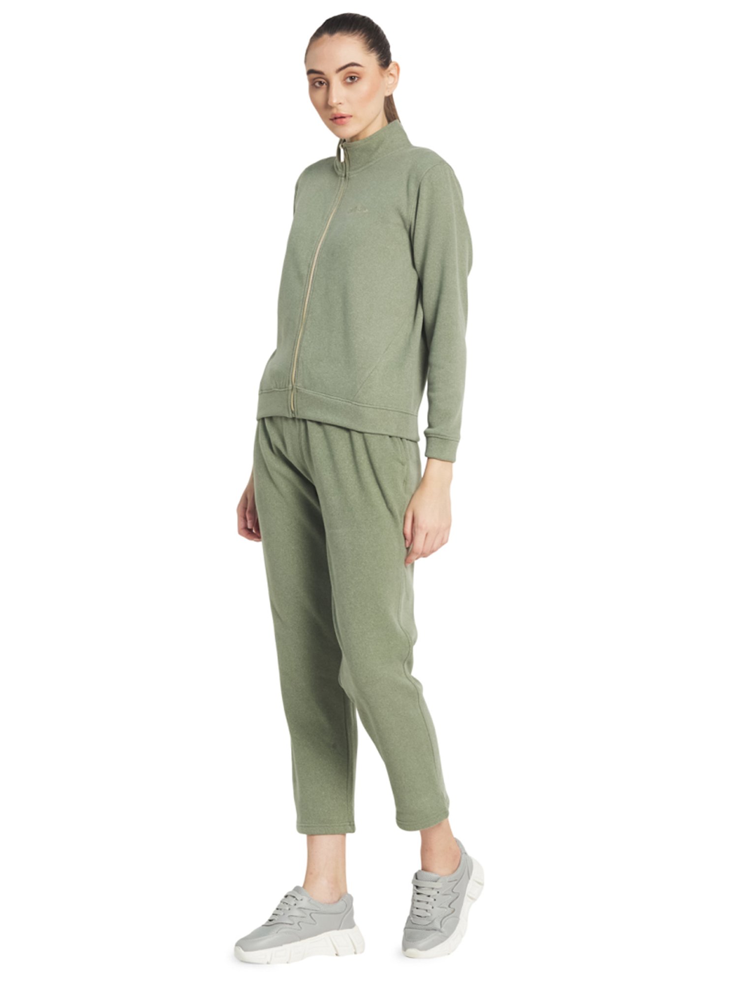 METTLE Green Regular Fit Track Suit