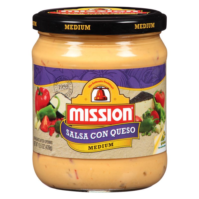 Mission Salsa Con Queso - 8oz