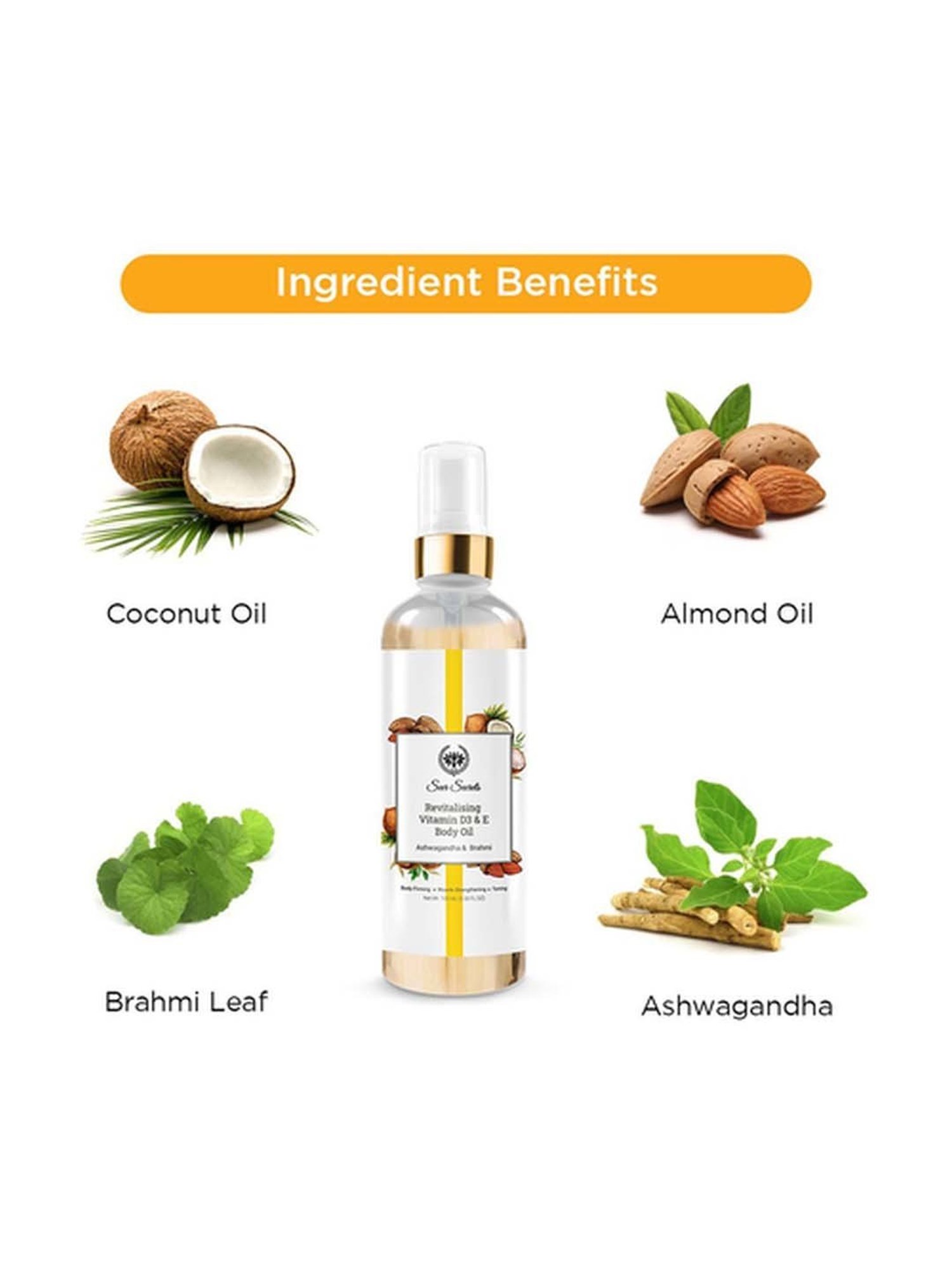 Seer Secrets Revitalising Vitamin D3 & E Oil - 100 ml