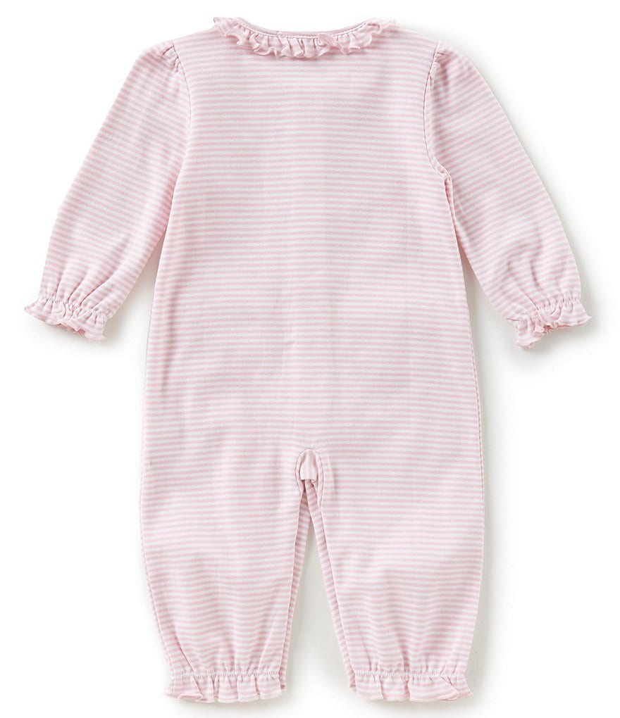 Kissy Kissy Baby Girls Newborn-9 Months Simple Stripes Coverall