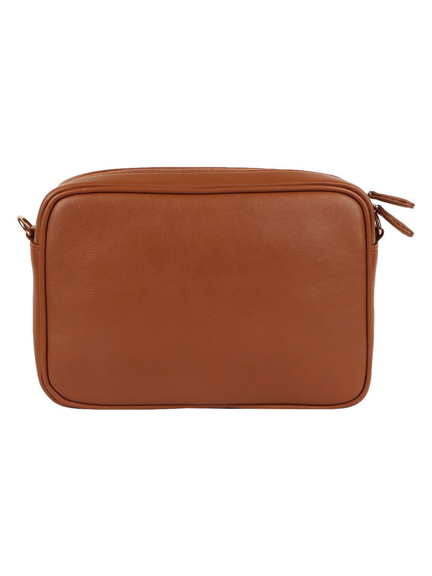 Horra Brown Quilted Small Cross Body Bag