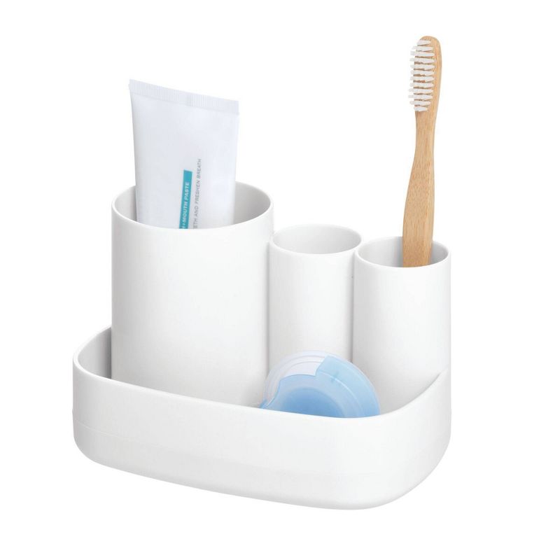 Cade Toothbrush Holder White - iDESIGN