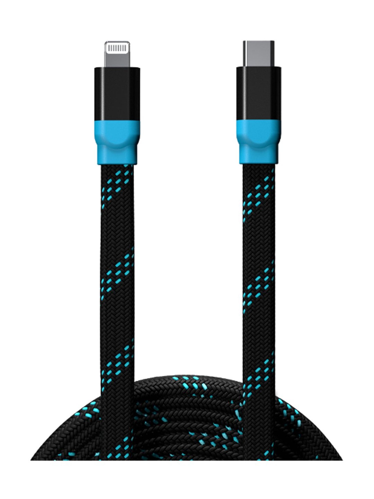 URBN 30W Apple MFi Certified Super Fast Lightning Cable, Type C to Lightning 4 Feet (Black)