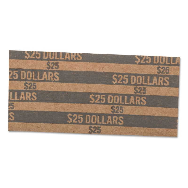 Coin-Tainer Flat Coin Wrappers Dollar Coin $25 Pop-Open Wrappers 1000/Box 30100