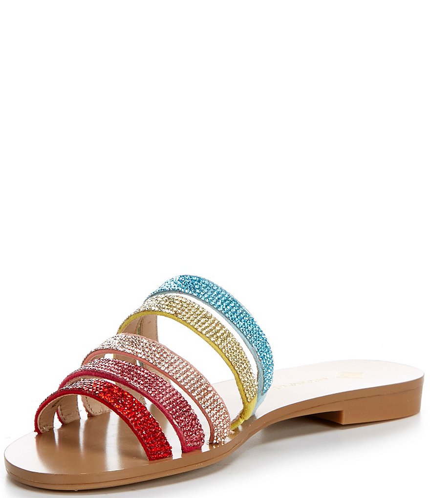 Antonio Melani Byrd Rainbow Embellished Sandals