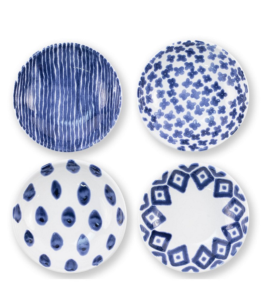 VIETRI Santorini Assorted Condiment Bowls Set of 4