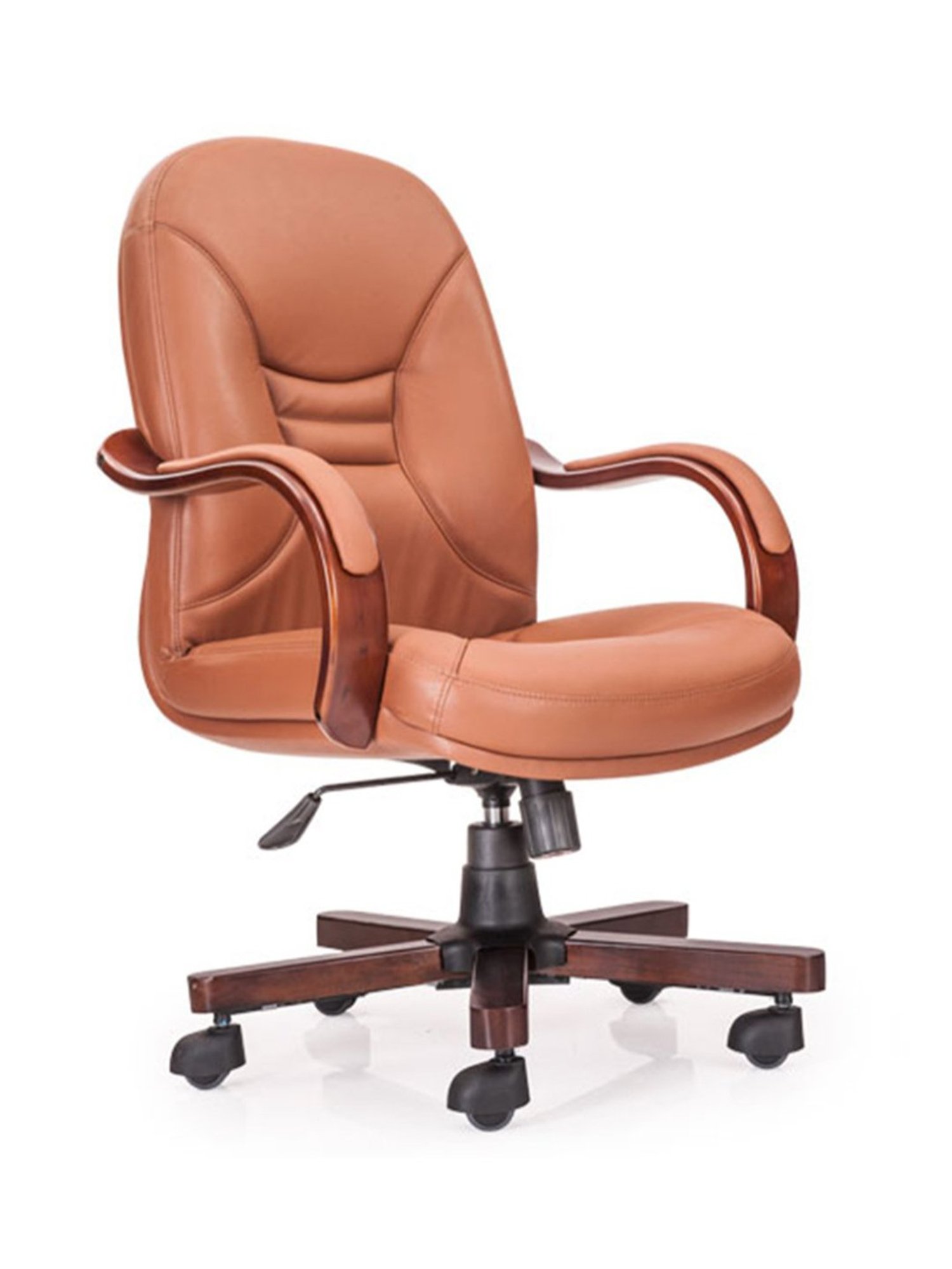 Durian Ultra Brown Leather Executive Chair