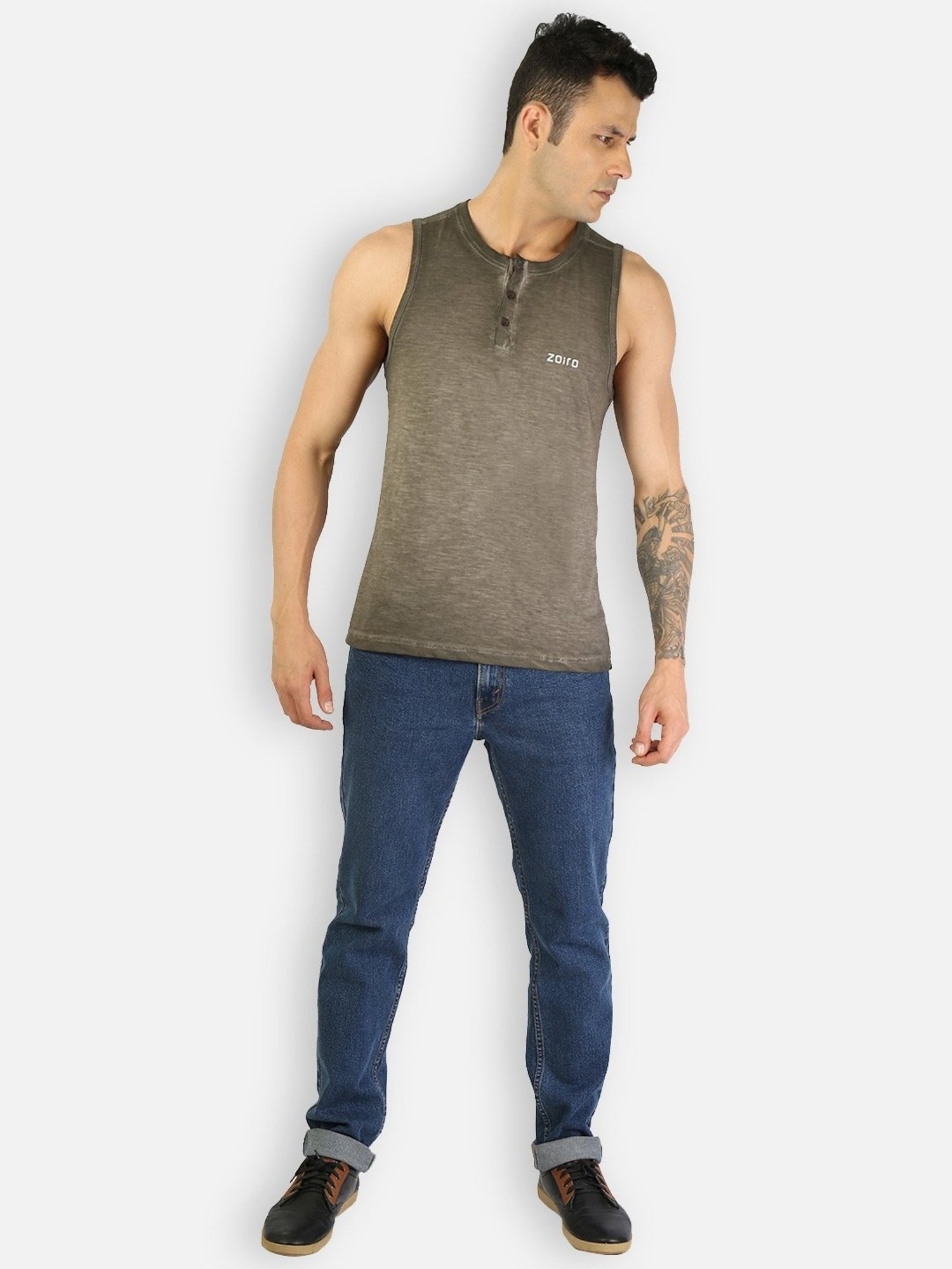 Zoiro Anthracite Regular Fit Vest