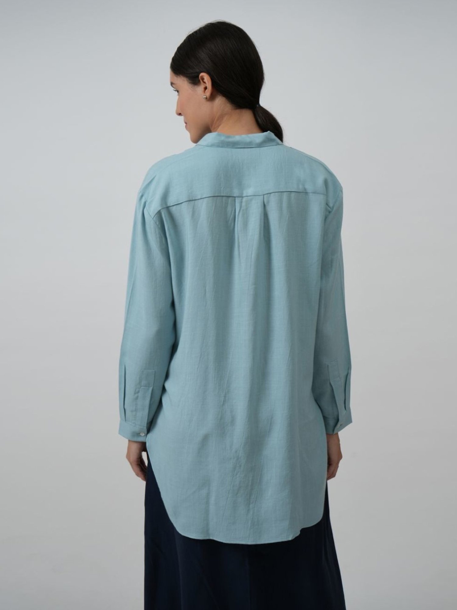 Saltpetre Elegant Blue Co-ord Set in Tencel