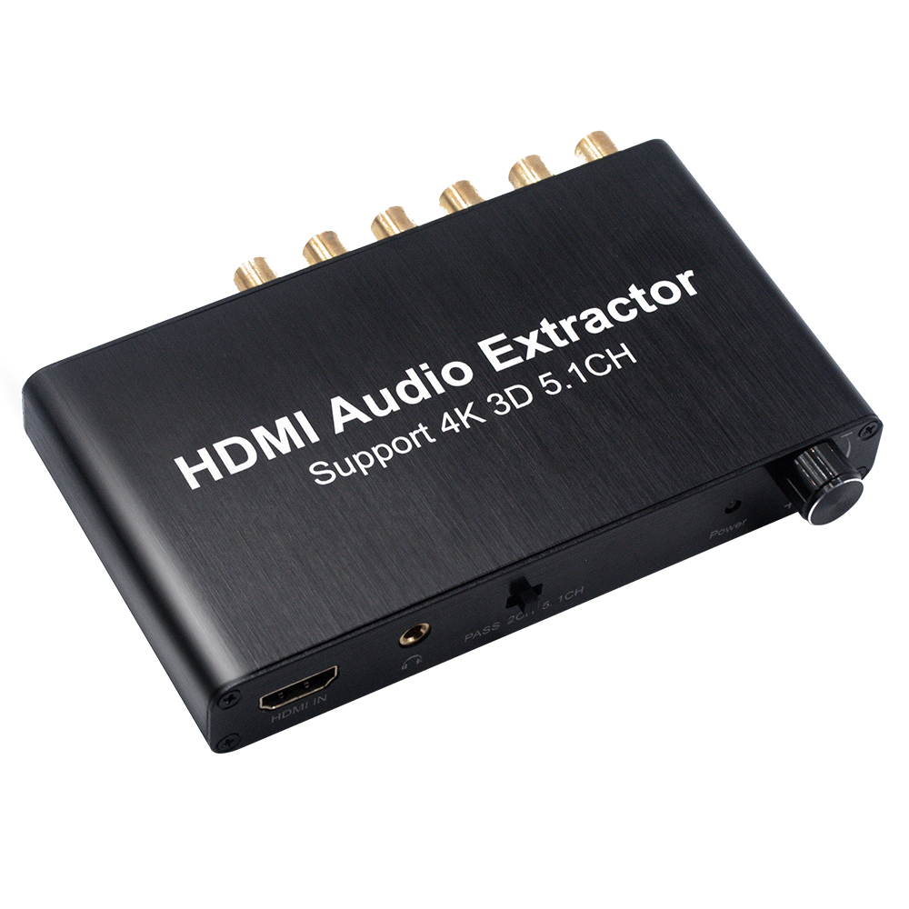 HDMI Audio Extractor Support 4K 3D 5.1CH