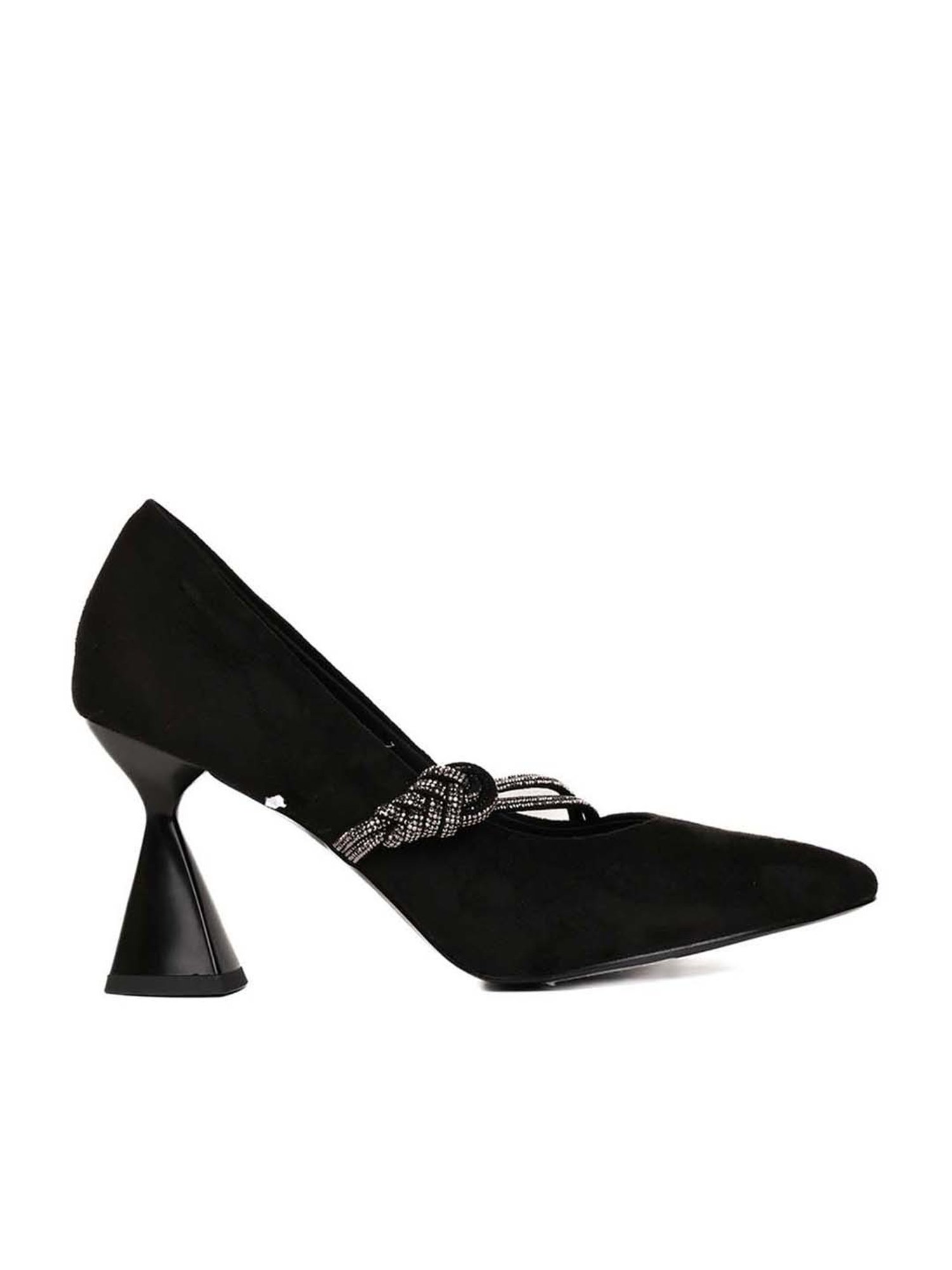 Ronnie Grey Women's Black Casual Pumps
