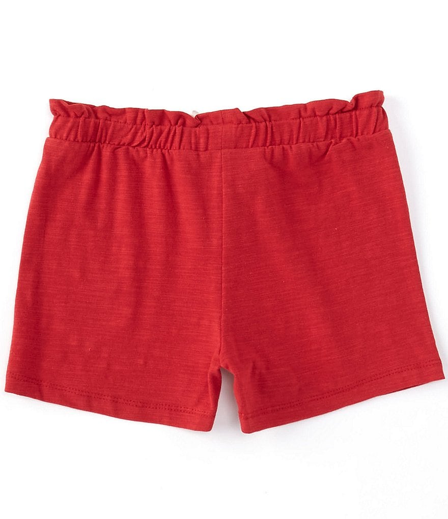 Chelsea & Violet Little Girls 2T-6X Solid Red Jersey Short