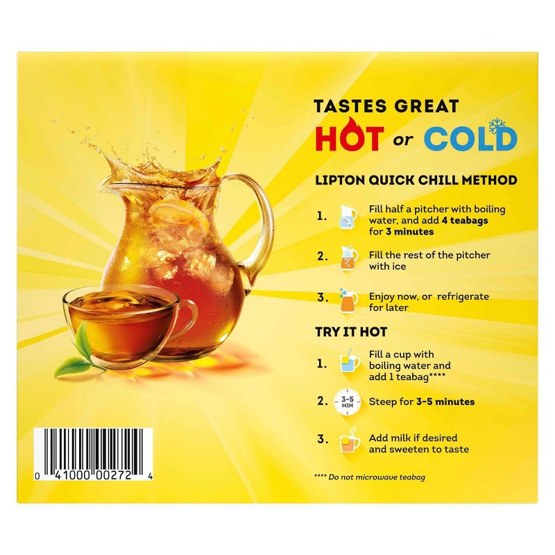 Lipton Decaffeinated Black Tea Bags - 75ct