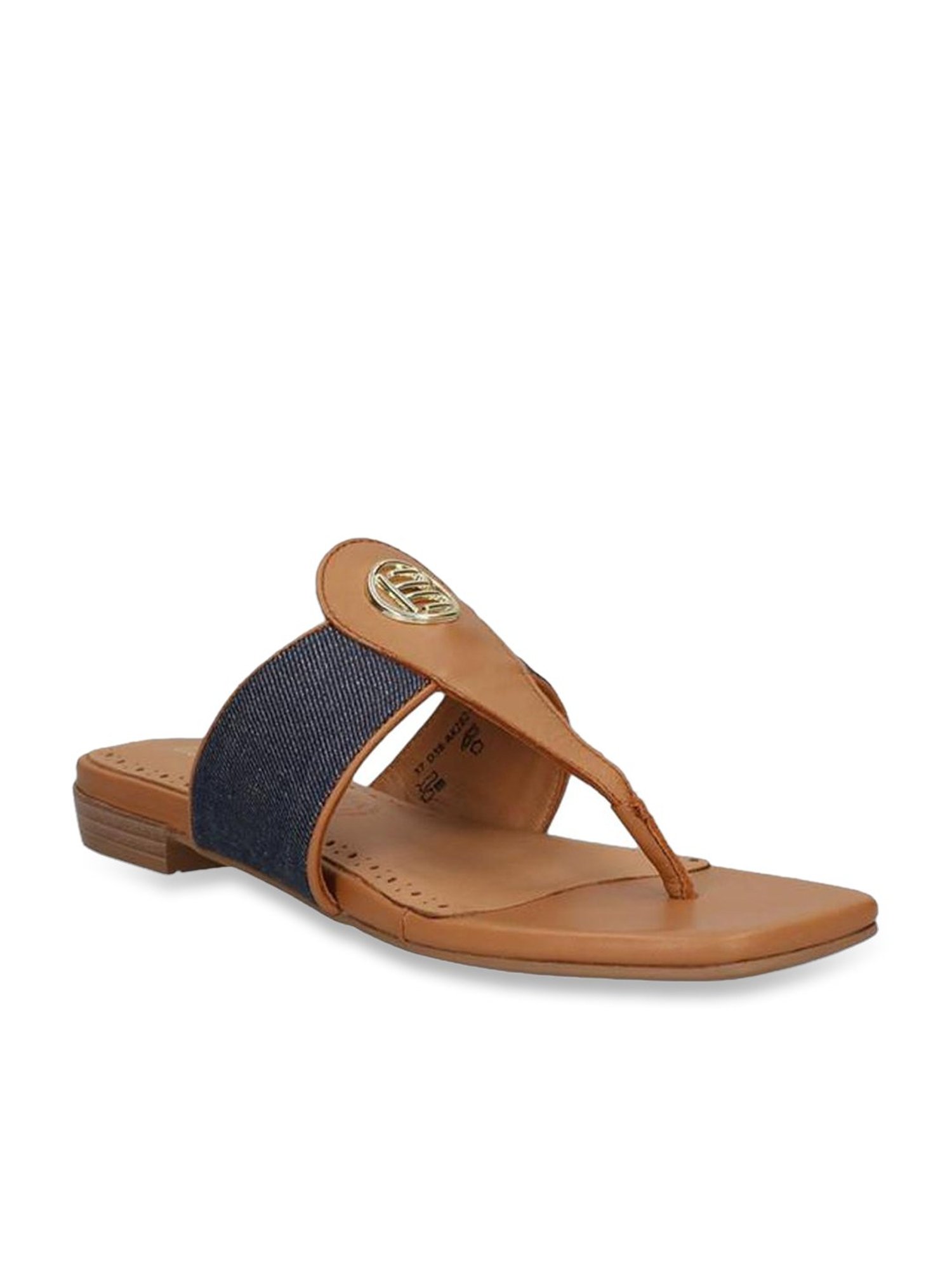Bagatt Women's Mala Cognac Thong Sandals