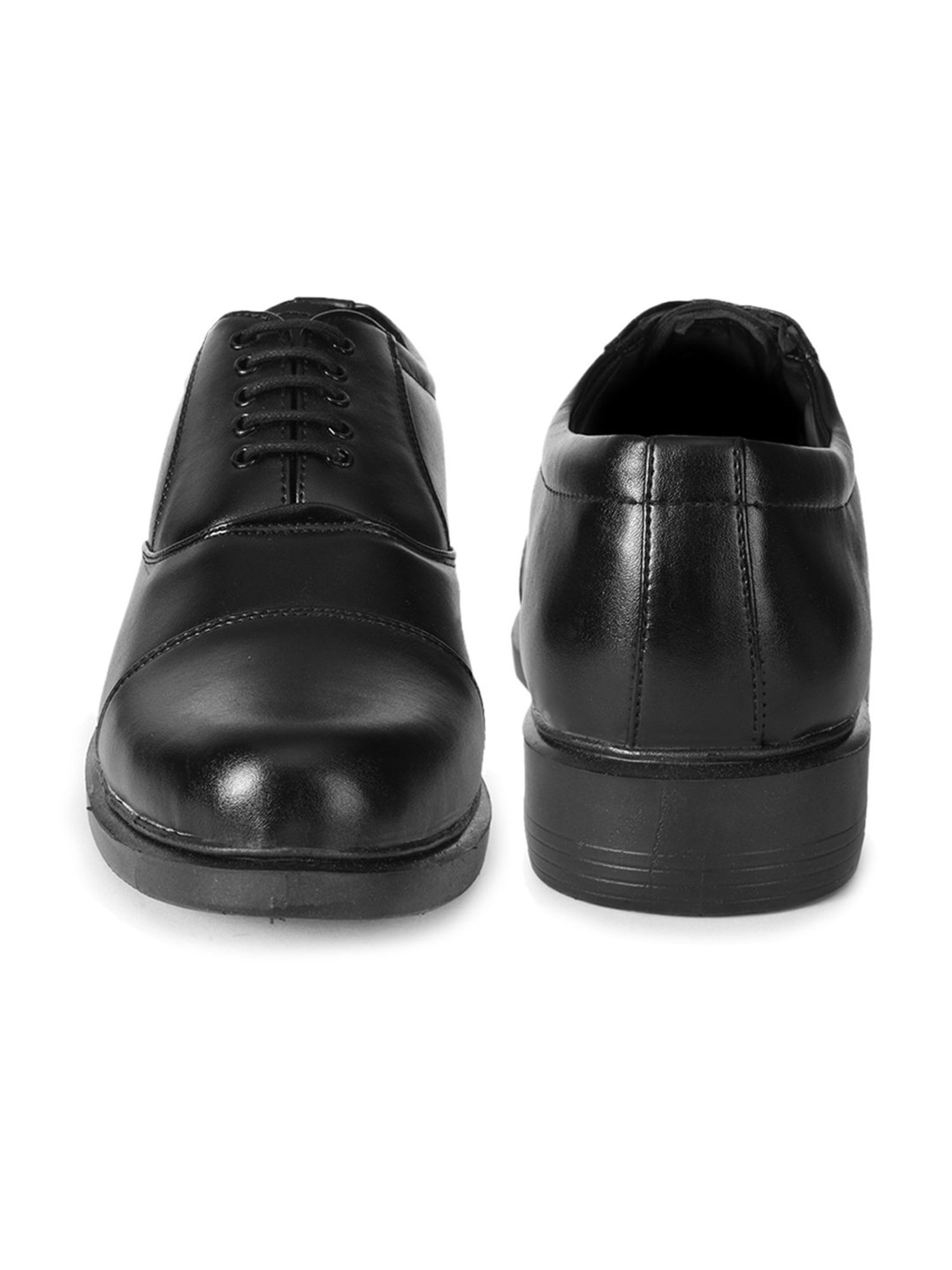 Action Men's Dotcom Black Oxford Shoes