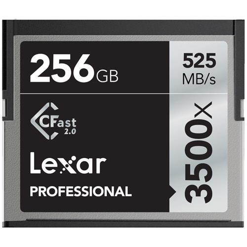 Lexar 256GB Professional 3500x CFast 2.0 Memory Card #LC256CRBNA3500