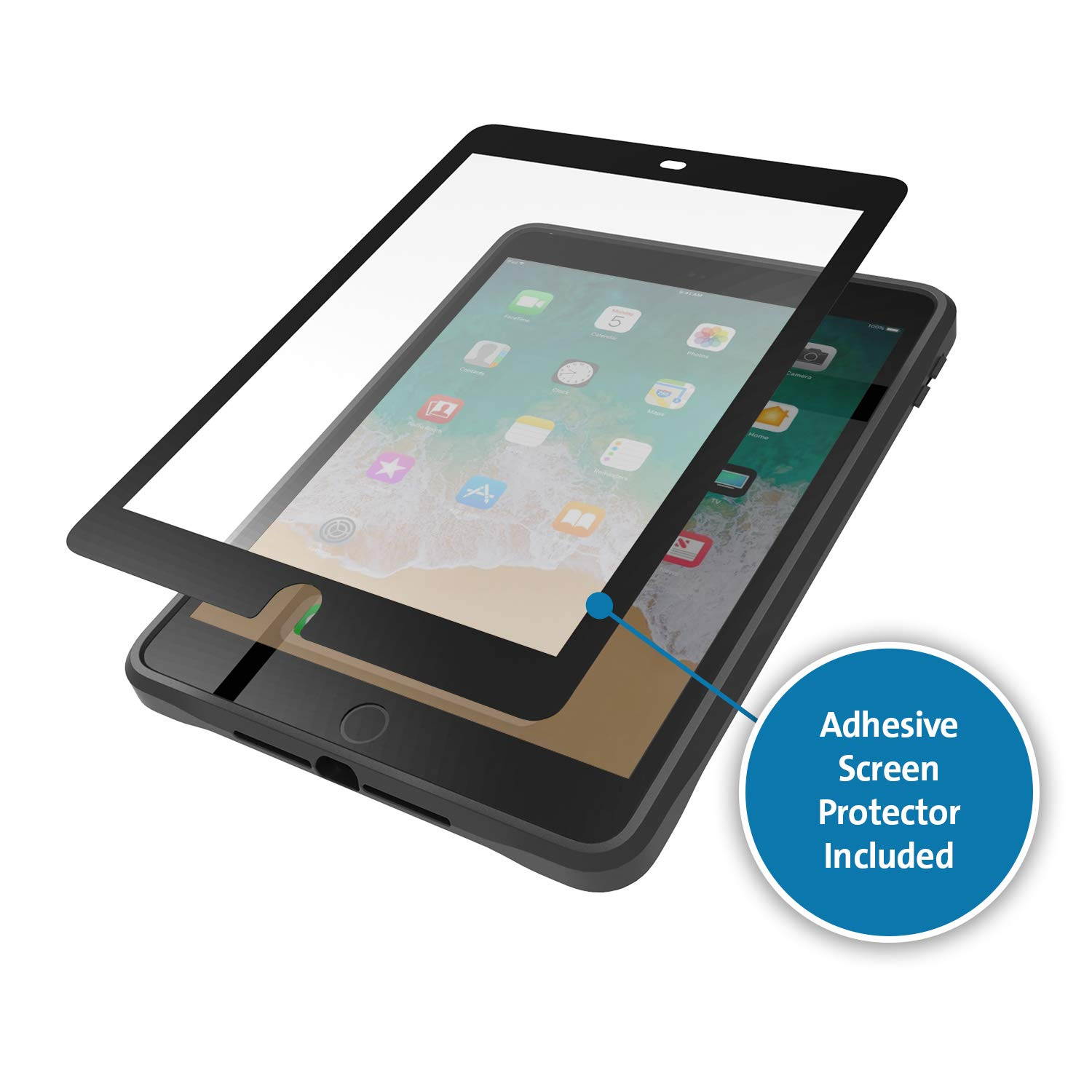 Kensington Blackbelt 2nd Degree Rugged Case for iPad 9.7&rsquo;&rsquo; 2017 & 2018 (K97452WW)