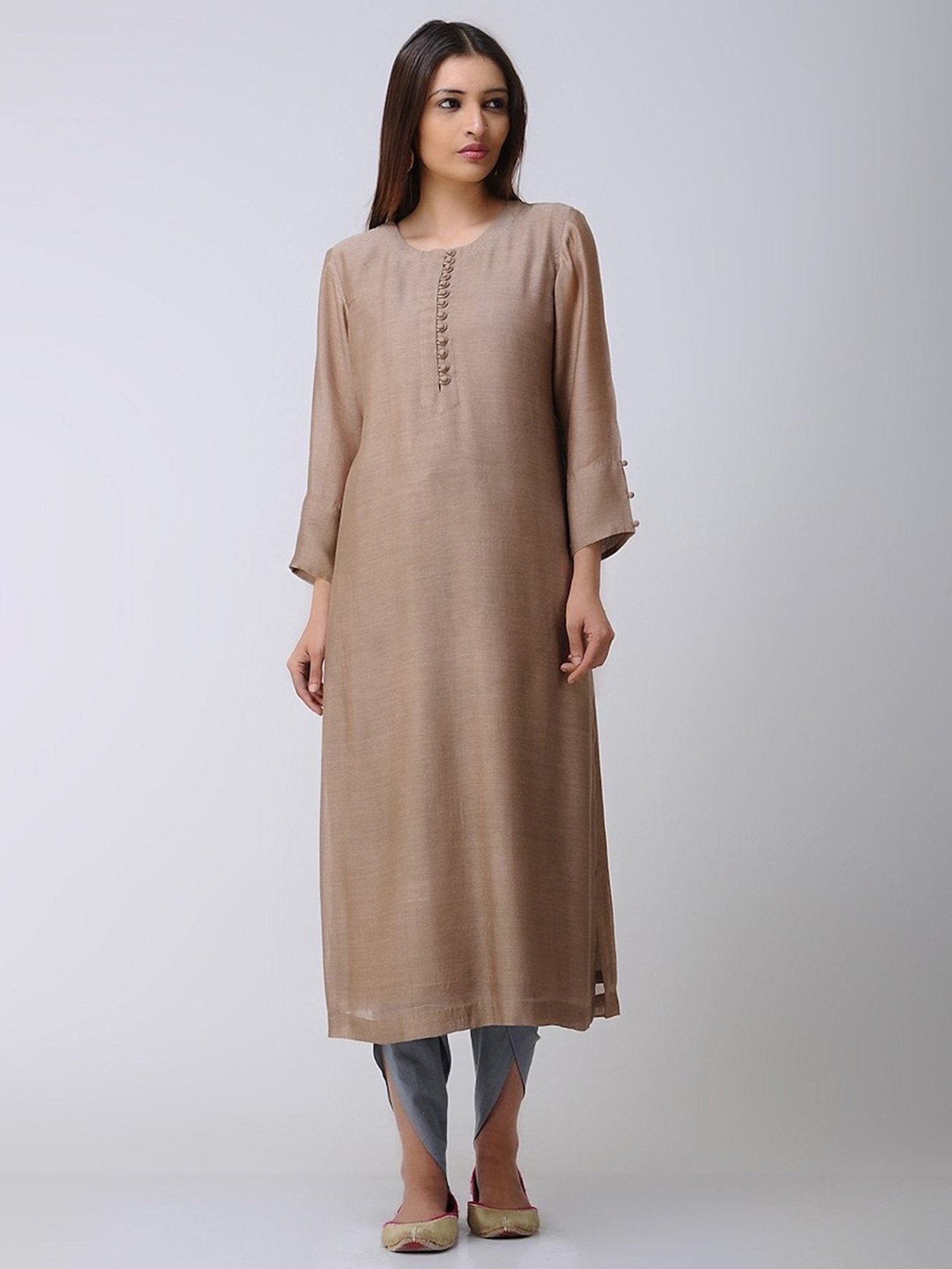 Smriti Gupta Kapaas Brown Kurta