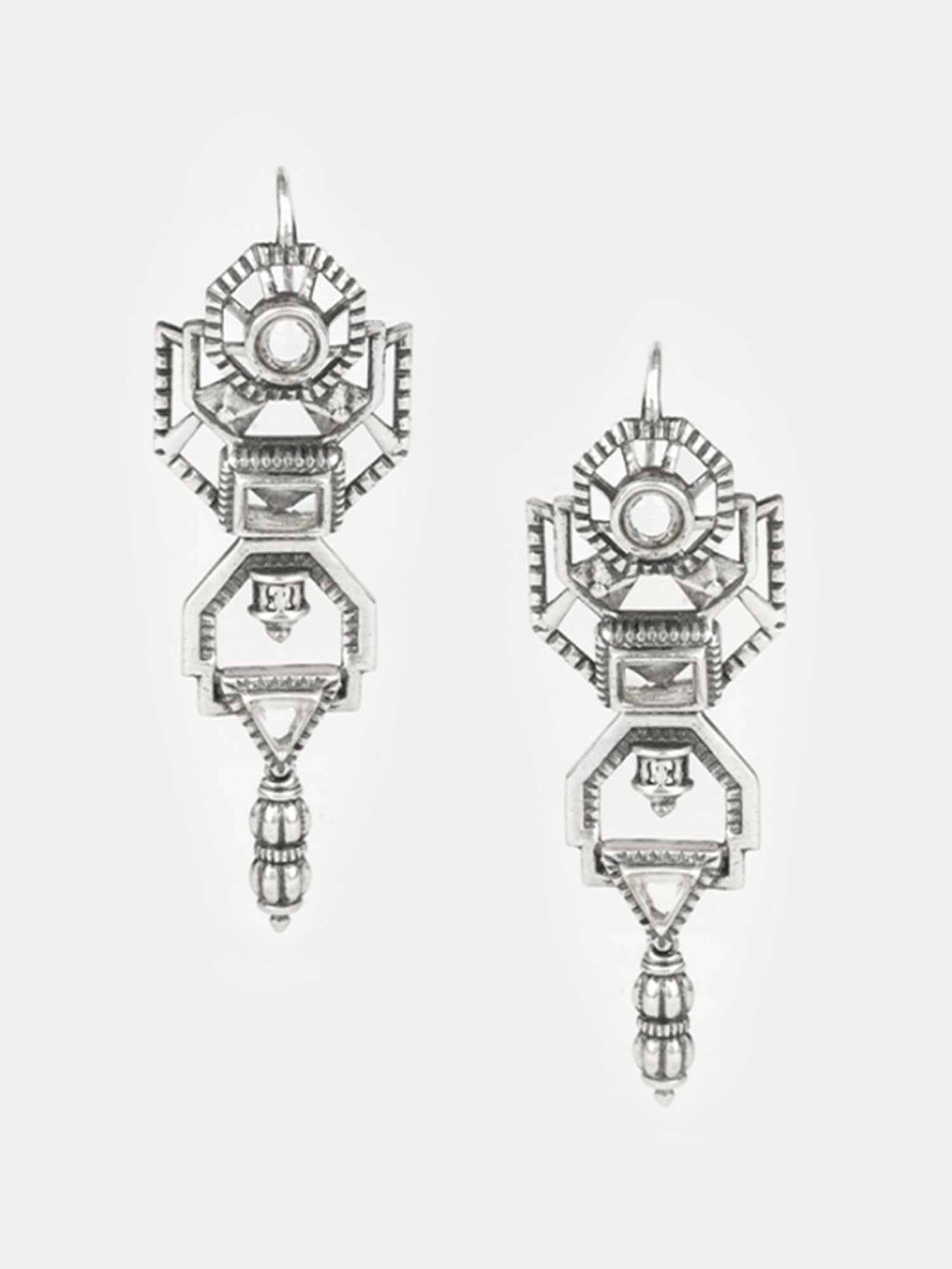 Shaya 92.5 Sterling Silver A Muse Called Jyoti Helen Graham Earrings in Oxidised 925 Silver