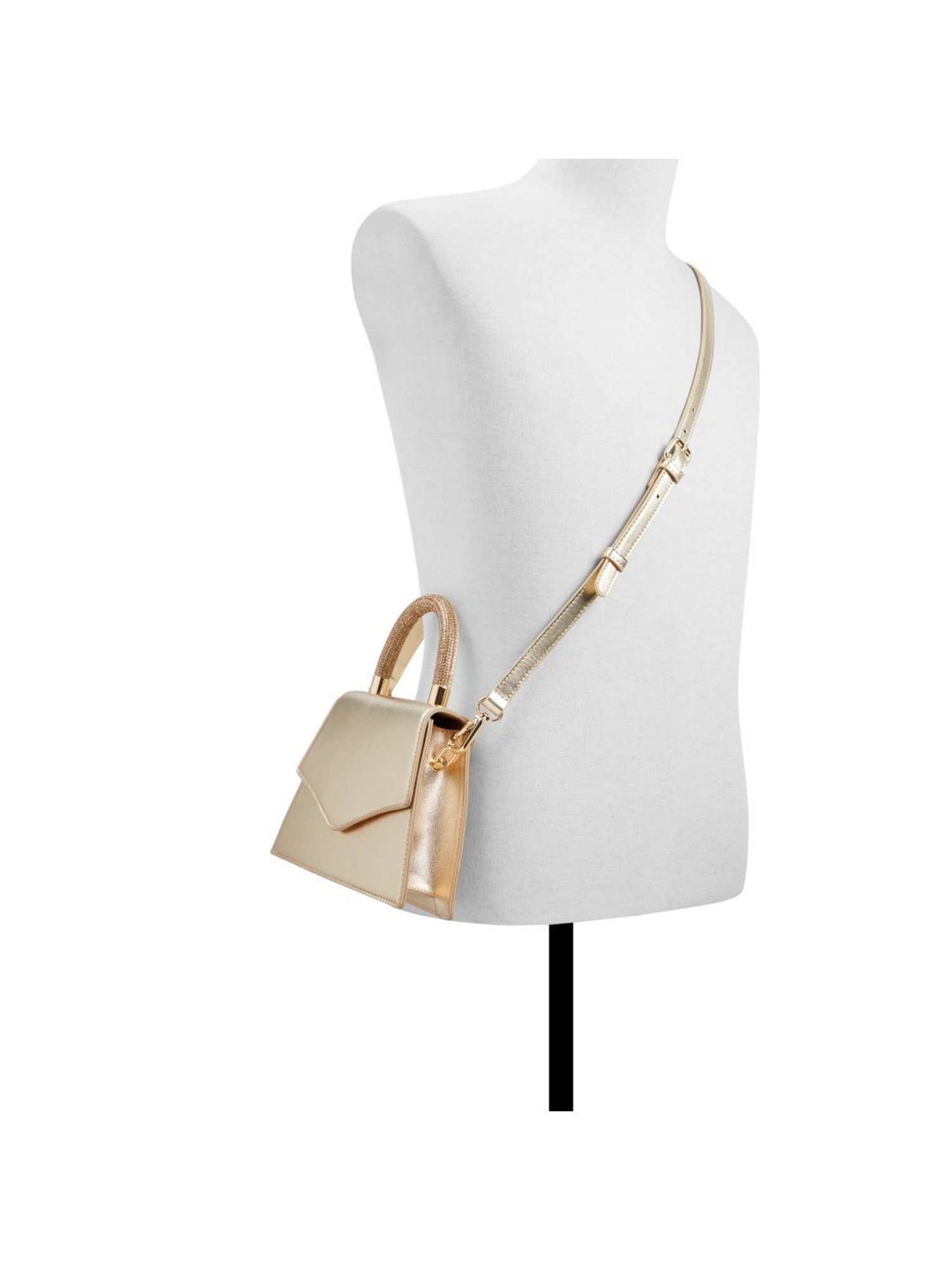 Call It Spring Golden Solid Handbag