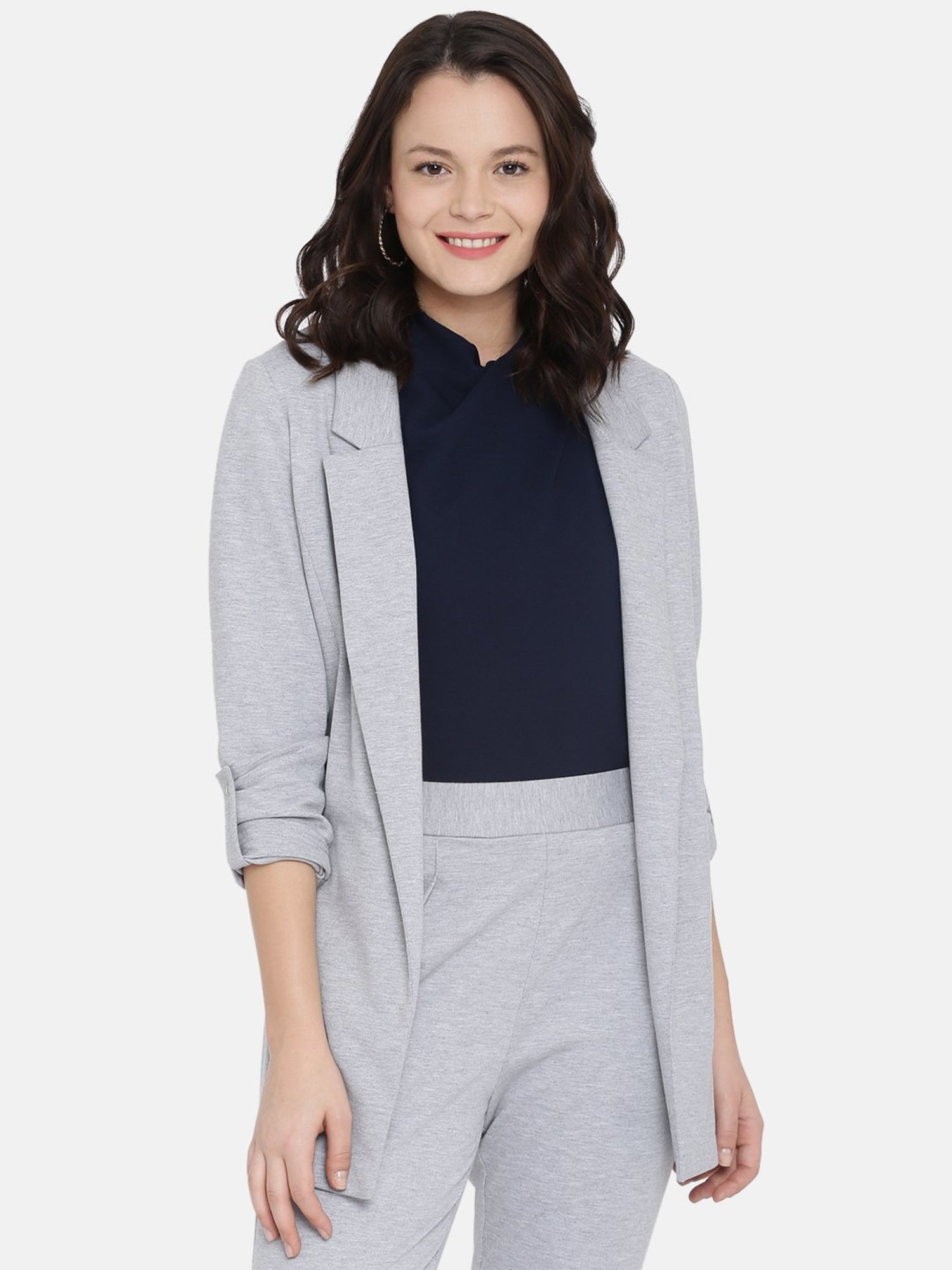 ISU by Radhika Apte Grey Textured Jacket