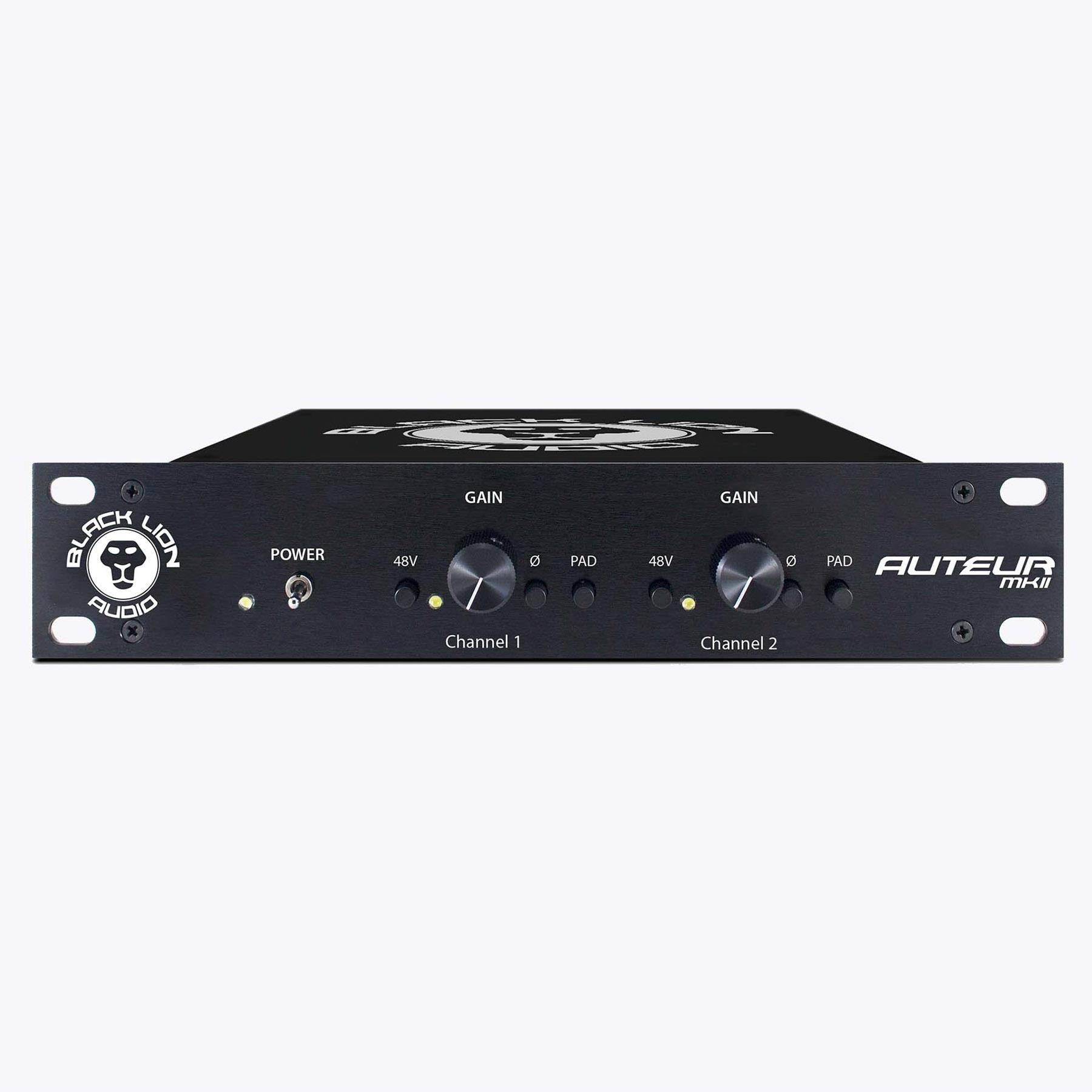 Black Lion Audio Auteur MK2 Dual Channel Microphone Preamp