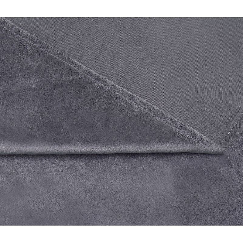 48" x 72" 15lb Weighted Blanket Gray - London Fog