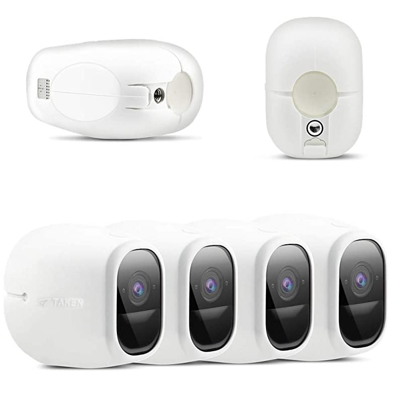 Silicone Skins Compatible with Arlo PRO Arlo PRO 2 Smart Security Home Camera Silicone Skins Case Cover for Arlo PRO amp Arlo PRO 2 Smart Security WireFree Cameras 4 Pack White