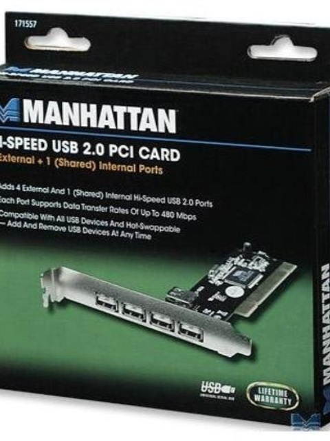 Manhattan Hi-Speed USB PcI card (171557)