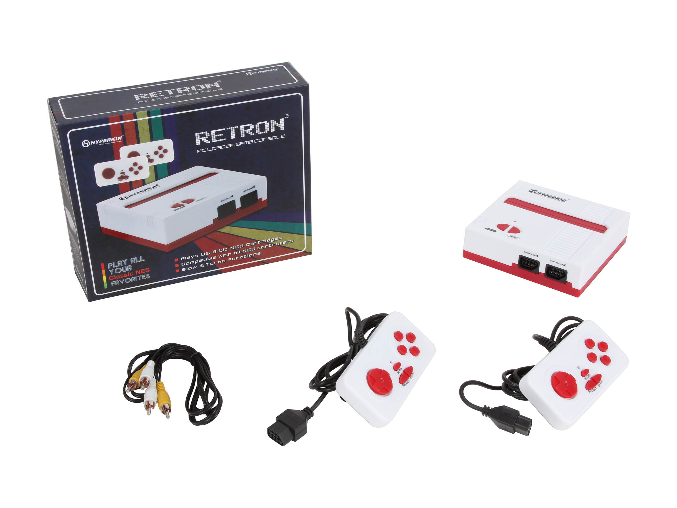 Hyperkin NES RetroN 1 Gaming System (FC Super Loader) (Red/White)