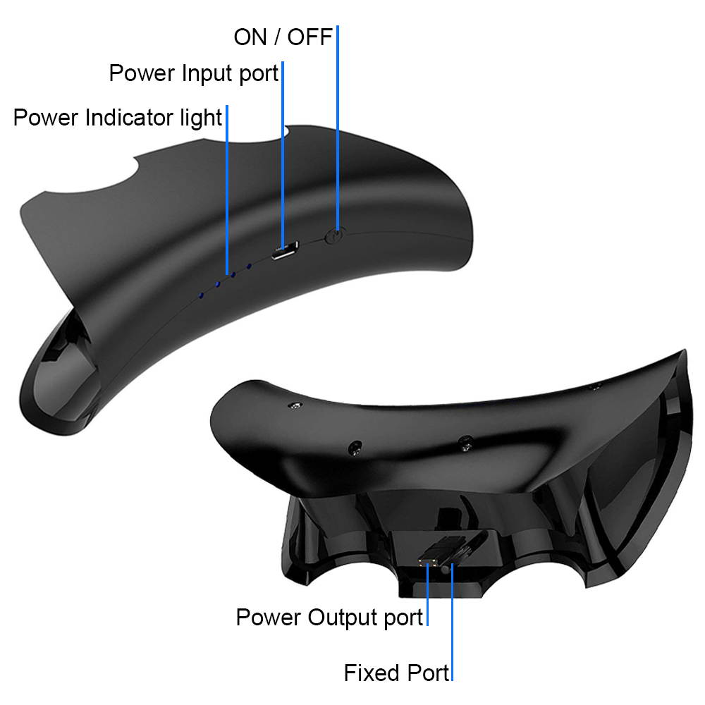 2000mAh Rechargeable Battery Pack with Micro USB Cable, Suitable for External Backup Battery of PS4 Controller