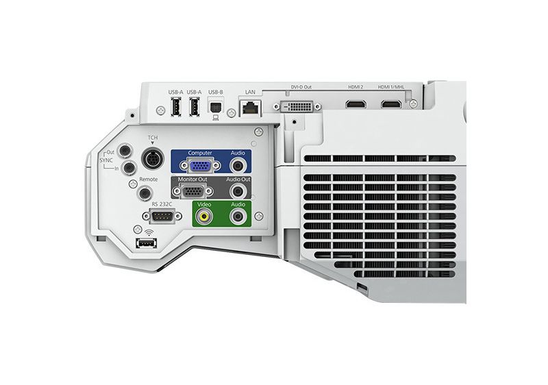 Epson BrightLink Pro 1470Ui LCD Projector - 16:10 - 1920 x 1200 - Front - 20000 Hour Normal Mode - 30000 Hour Economy Mode - WUXGA - 2,500,000:1