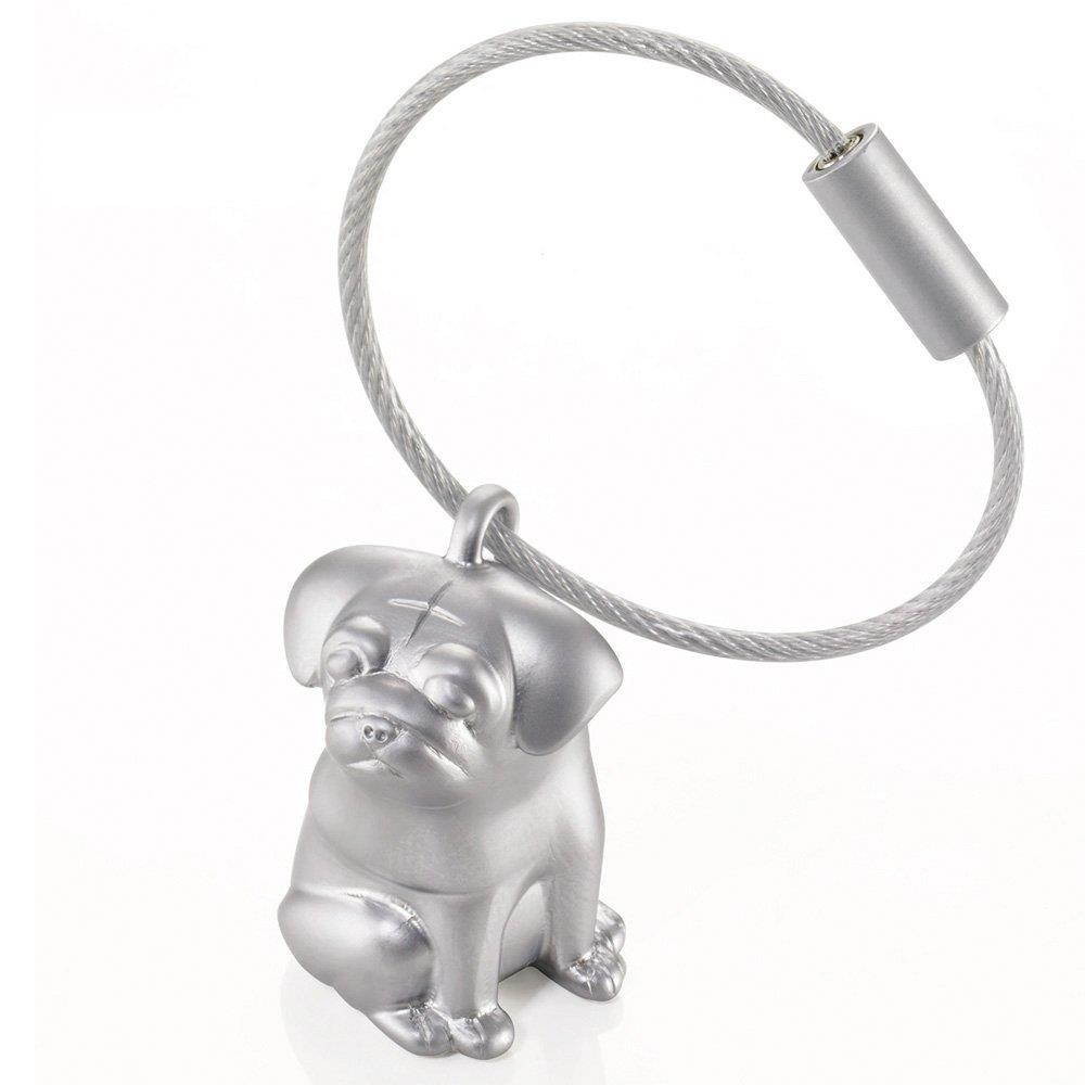Troika Henry"Pug Dog" Key Ring (KR1504MA)