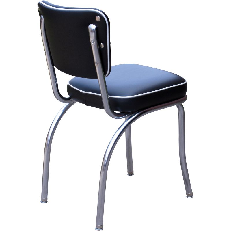 Agi Mid-Century Dining Chair in Walnut Wood and Beige Fabric - Armen Living