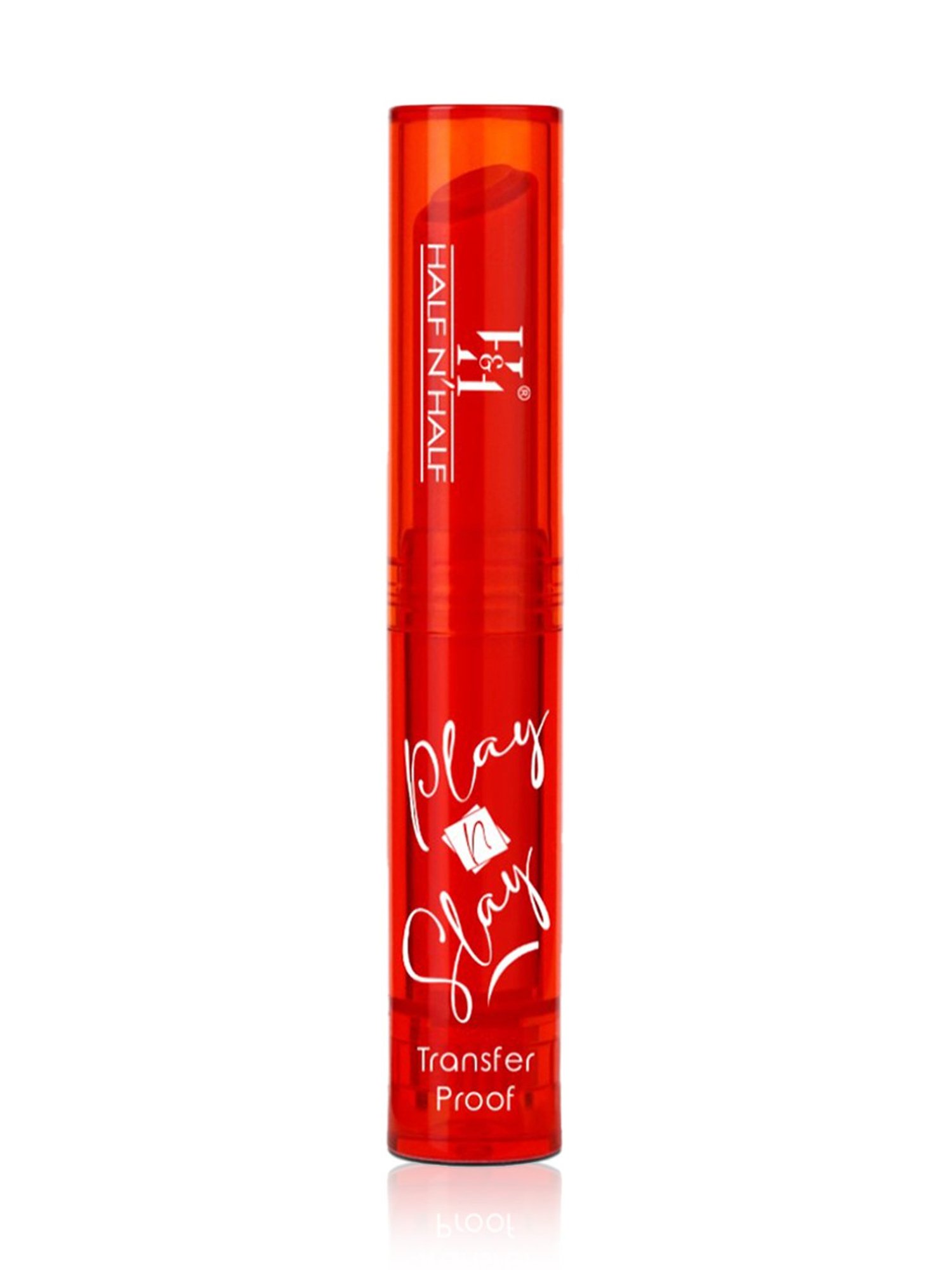 Half N Half Play n Slay Transfer Proof Lipstick 02 Boldly Go - 2.4 gm