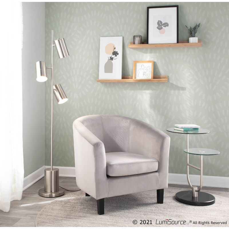 Metal Cannes Contemporary/Glam Table Lamp Gold (Includes LED Light Bulb) - LumiSource