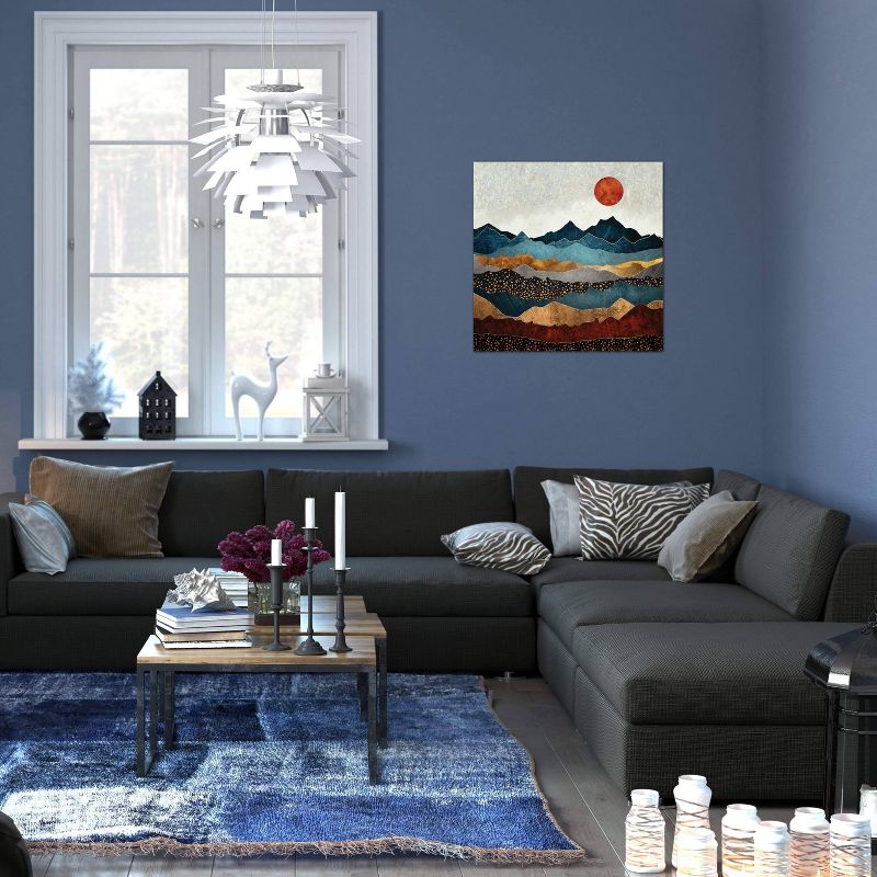 18" x 18" Amber Dusk by Spacefrog Designs Canvas Print - iCanvas