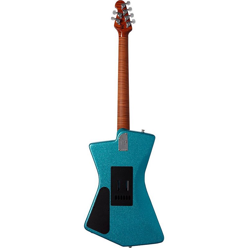 Ernie Ball Music Man BFR St. Vincent Electric Guitar Turquoise Crush Sparkle
