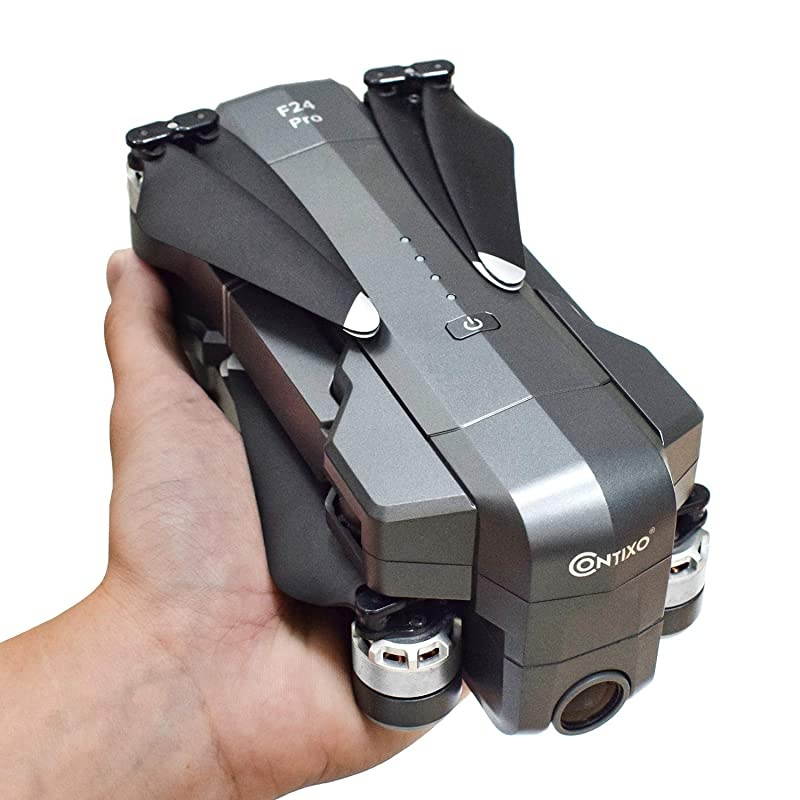 F24 Pro 4K UHD Foldable RC Quadcopter GPS Drone for Adults - FPV Camera Compatible with VR - 30 Minutes Flight Time - Foldable Brushless Motors - Carrying Case Included &hellip;