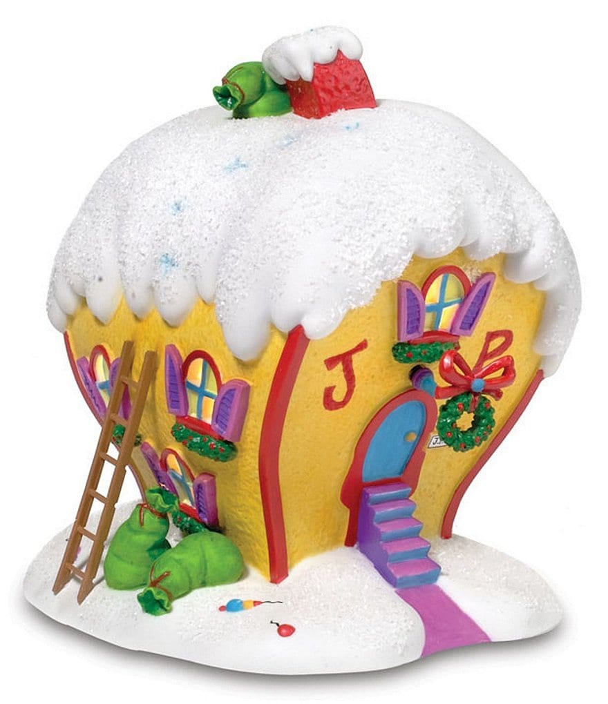 Department 56 Dr. Seuss, The Grinch Village Collection Cindy-Lou Who's House Figurine