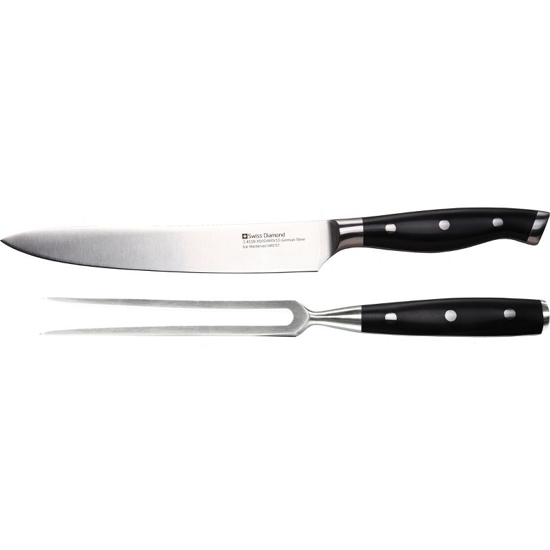 Swiss Diamond 2pc Carving Set